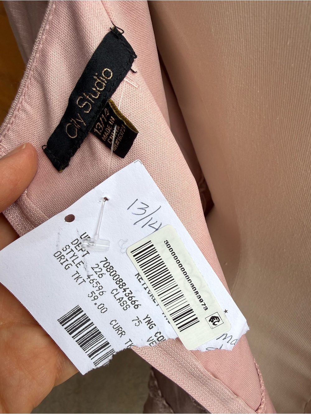 NWT Pink Tiered Mini Dress Puff Sleeve - Picture 4 of 9